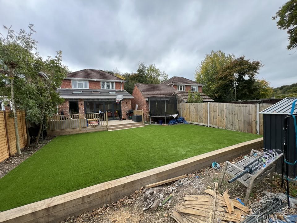 Large Artificial Grass transformation